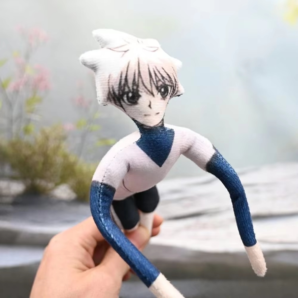 Cosplay Anime Killua Zoldyck - Peluche Cosplay Anime Hunter Killua Zoldyck,
