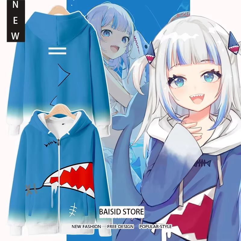 Cosplay Anime Basic - anime Gawr Gura cosplay 3D Stampa