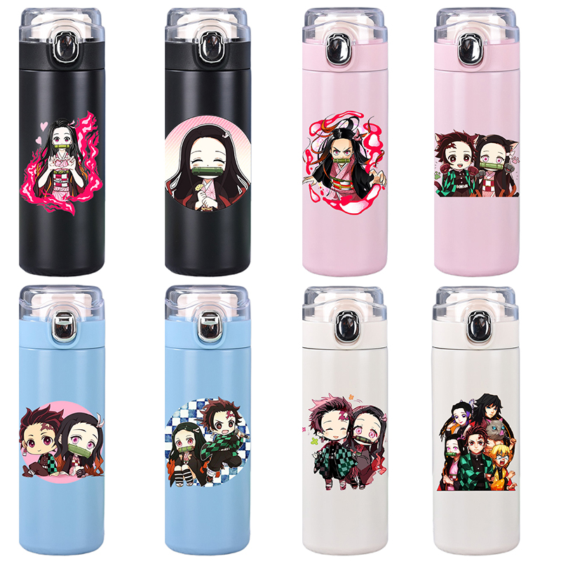 Anime Cosplay Cafe - Anime Demon Slayer Stampato Thermos da