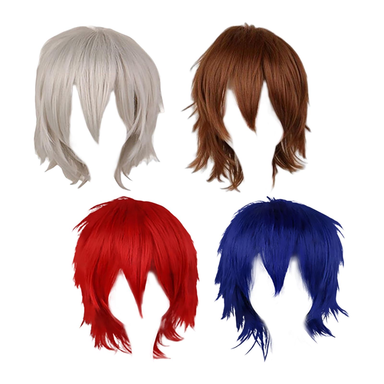 Cosplay Anime Basic - Parrucca corta cosplay, moda appuntita resistente