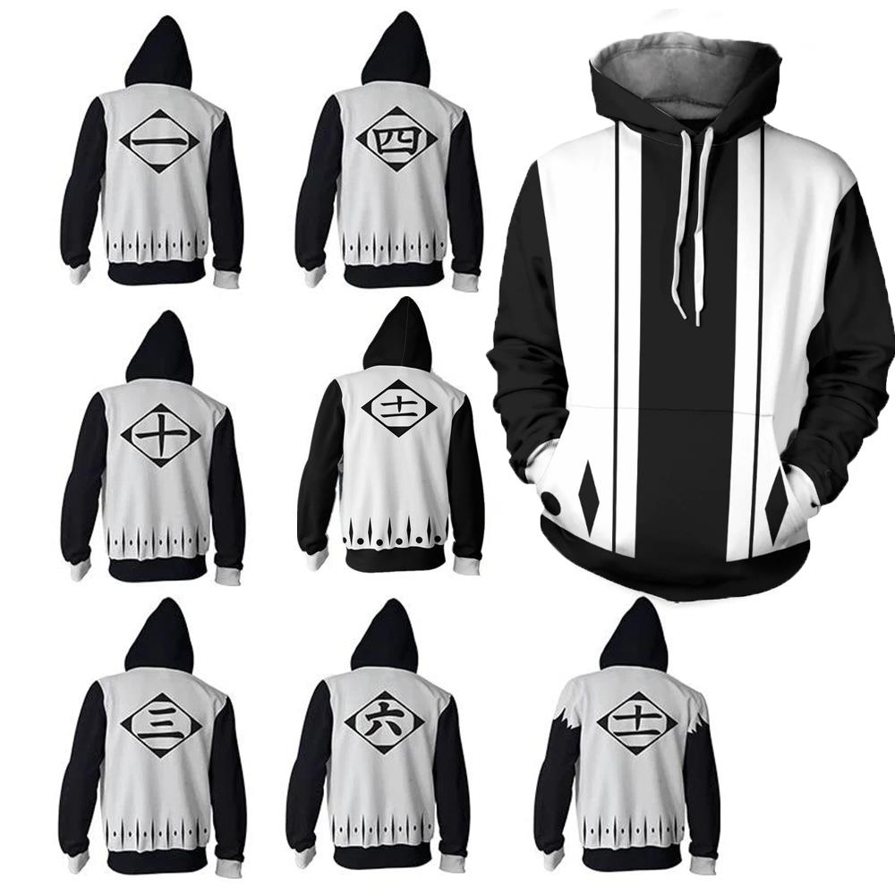 Fullmetal Alchemist Coat - Anime giapponesi Bleach Cosplay Felpe con