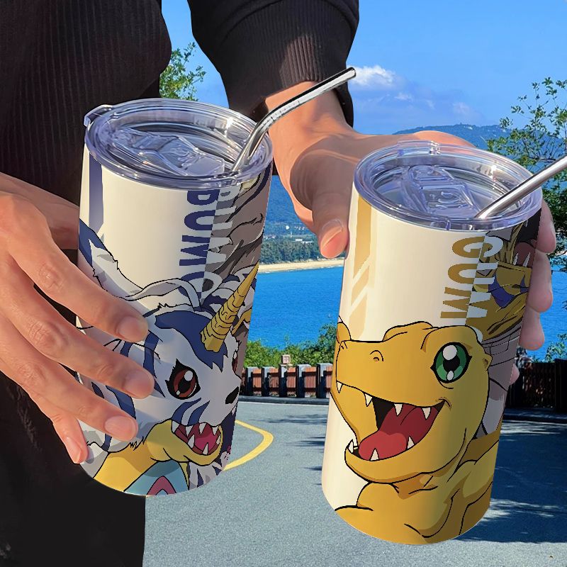Anime Cosplay Cafe - Tazza thermos periferica anime Digimon con