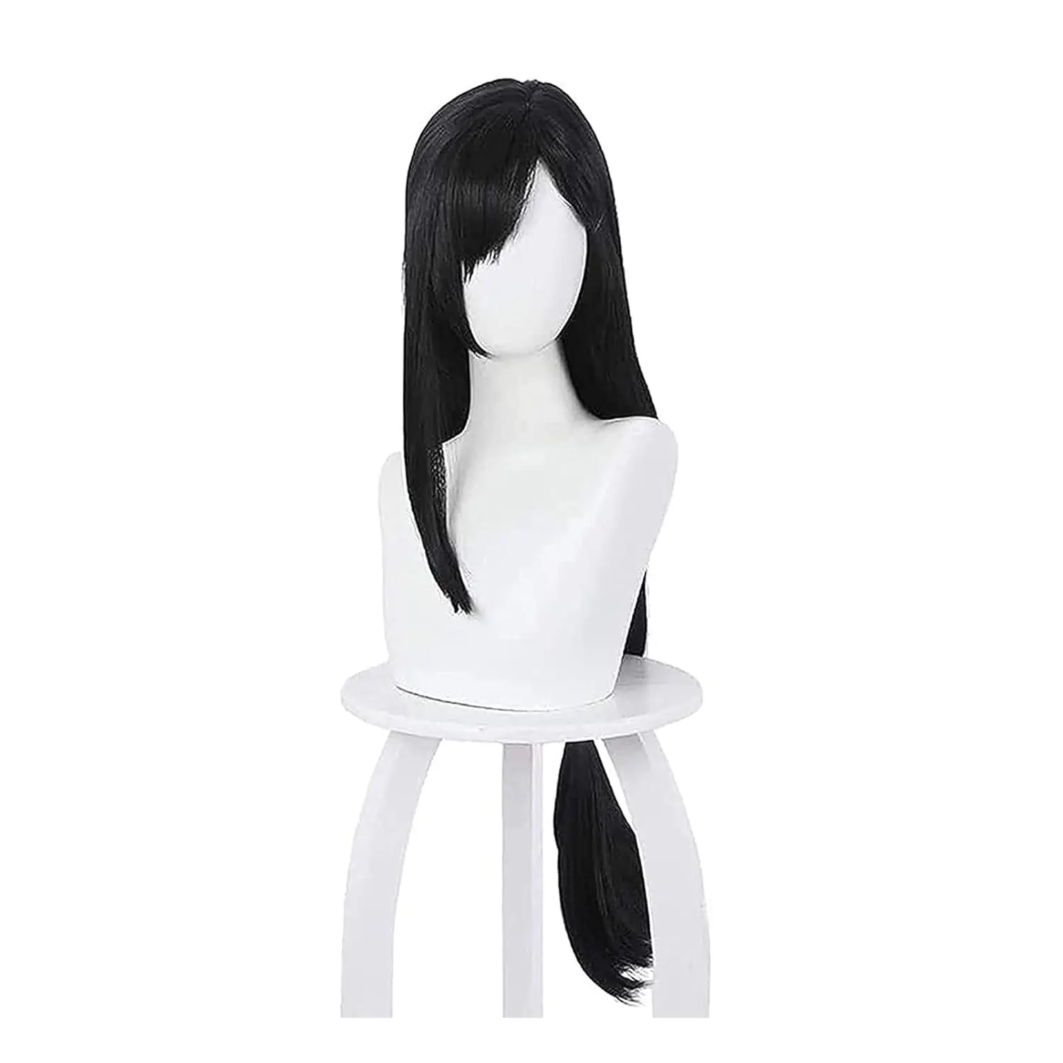 Anime Cosplay Long Black Hair - Parrucca cosplay Tifa Lockhart Anime Capelli