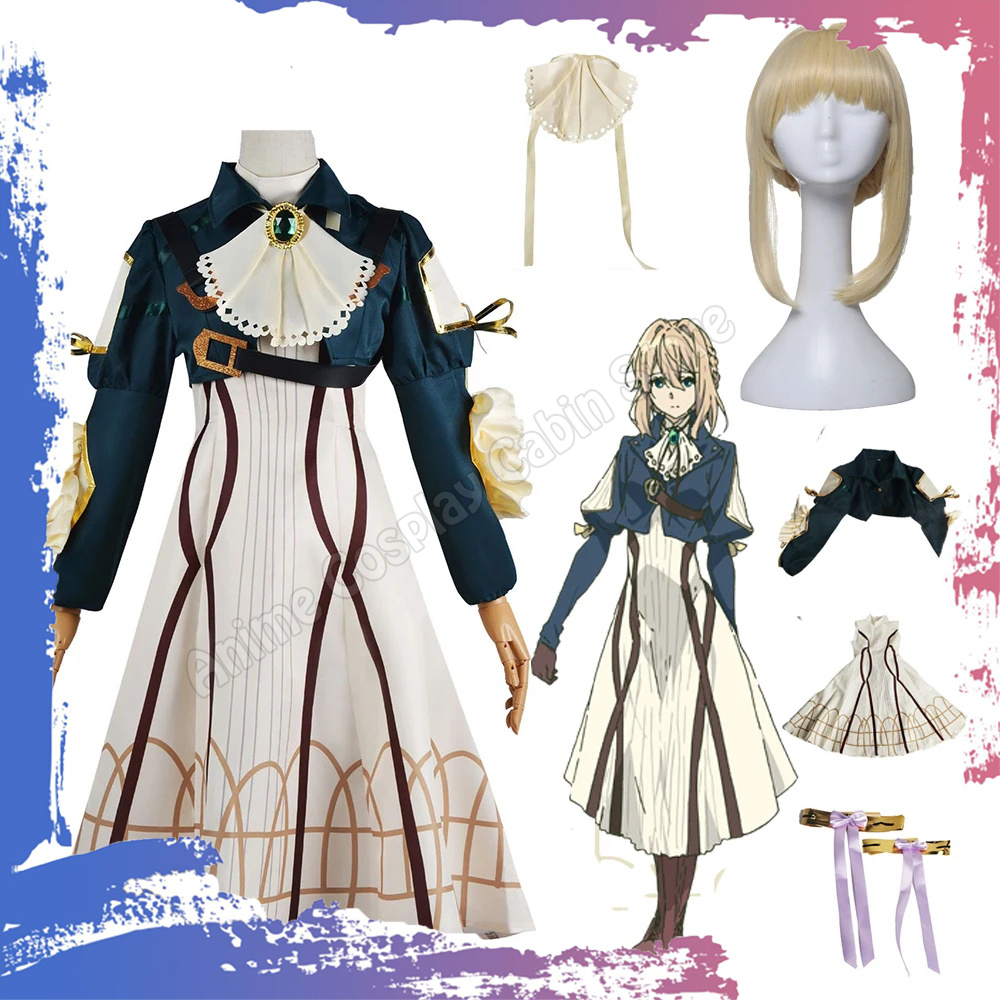 Violet Evergarden Dress - Costume da Cosplay Anime Violet Evergarden