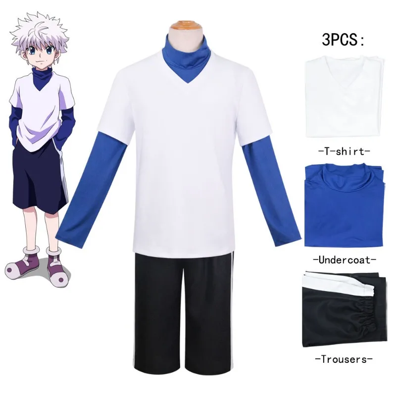 Cosplay Anime Killua Zoldyck - Costume Cosplay Anime Hunter X Hunter