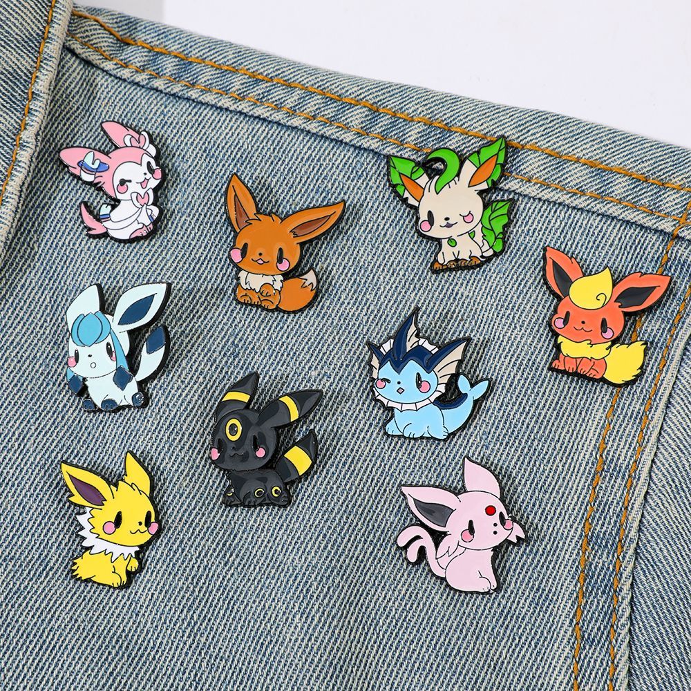 Anime Cosplay Pokemon - Graziose spille in smalto Pokemon Eevee,