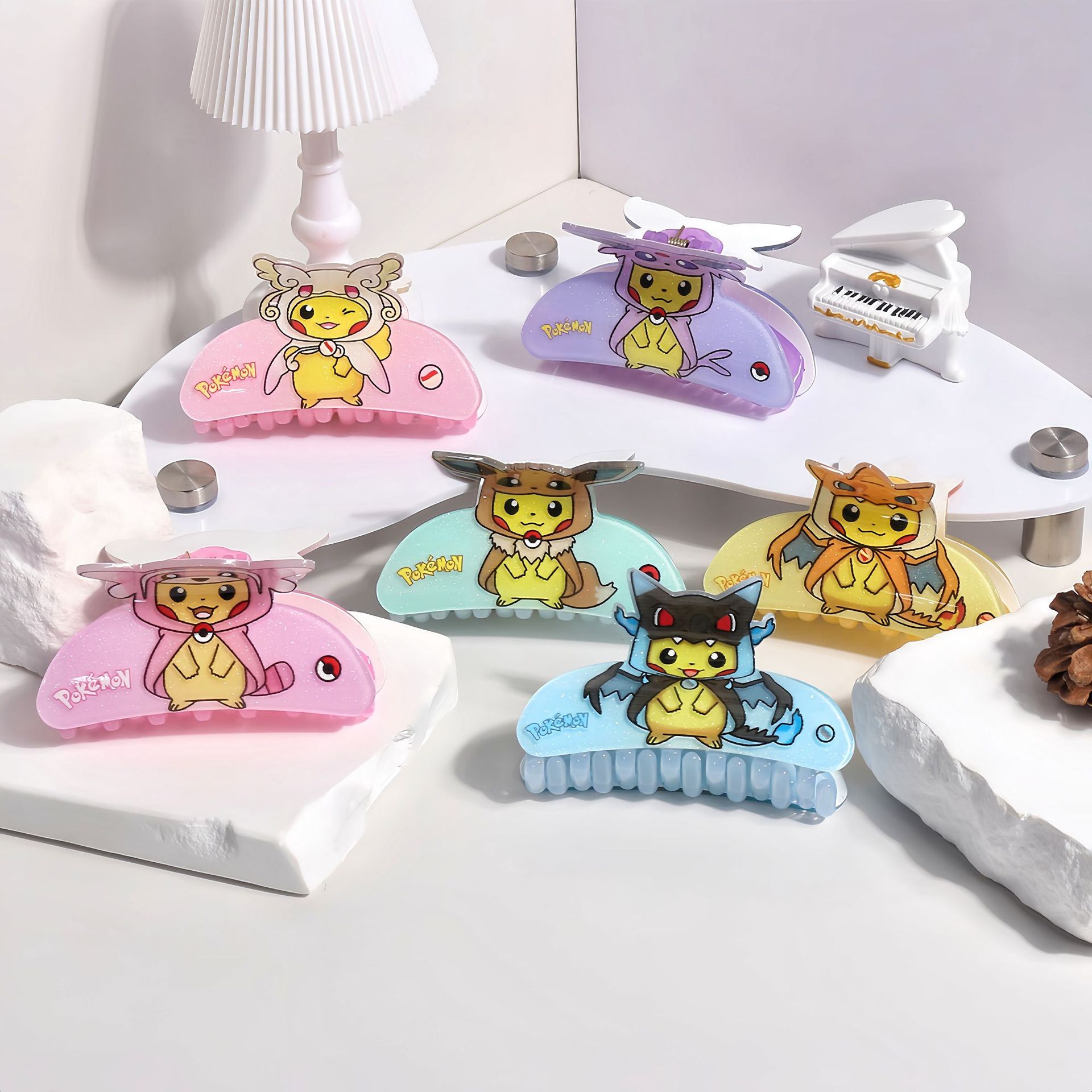 Anime Cosplay Pokemon - Simpatico Fermaglio per Capelli da Ragazza