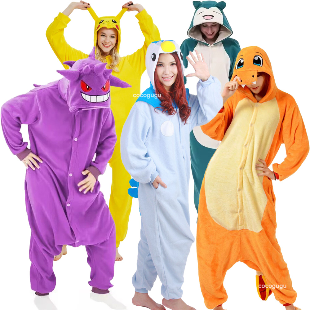 Anime Cosplay Pokemon - Pokemon Costume Cosplay Uomo Donna Kigurumis