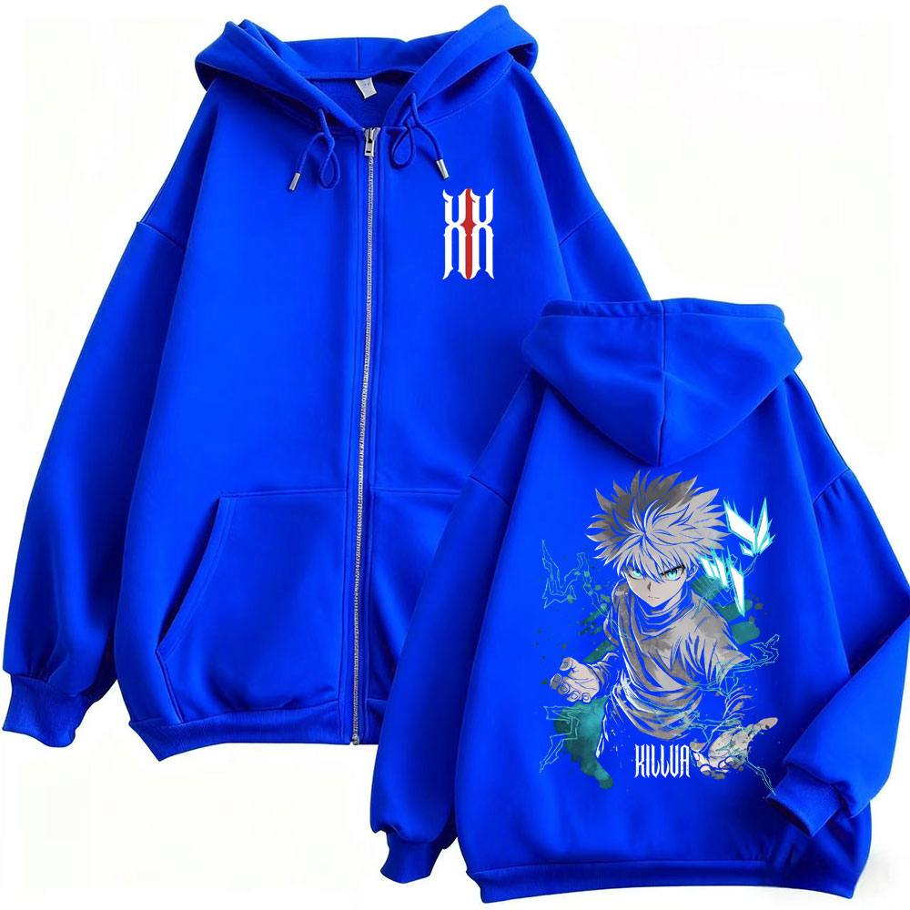 Felpa con Cappuccio e Zip Hunt - Cosplay Anime Killua Zoldyck recensione e prezzo