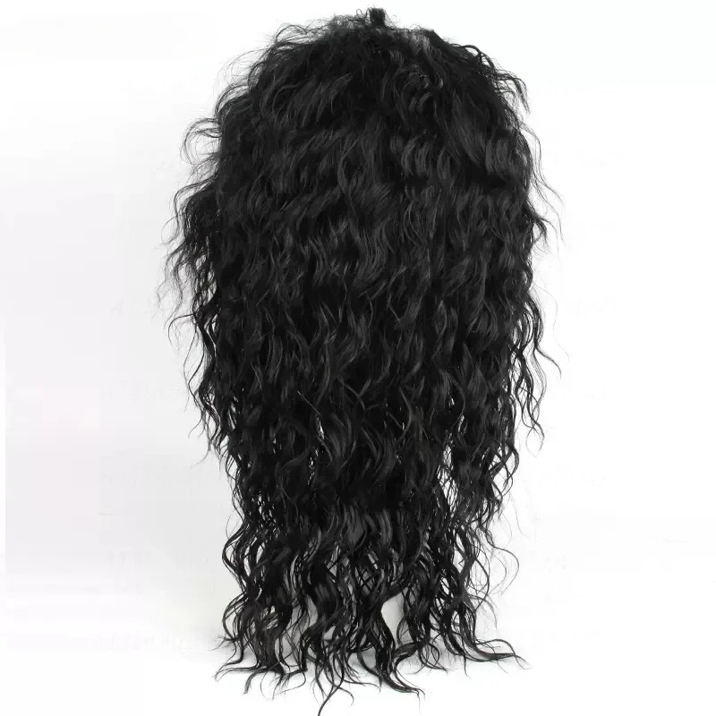 Parrucca Nera Lunga e Riccia p - Anime Cosplay Long Black Hair recensione e prezzo