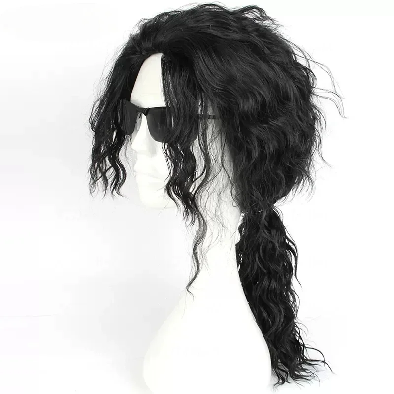 Parrucca Nera Lunga e Riccia p - Anime Cosplay Long Black Hair recensione e prezzo