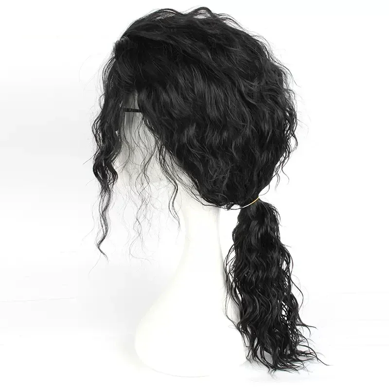 Parrucca Nera Lunga e Riccia p - Anime Cosplay Long Black Hair recensione e prezzo