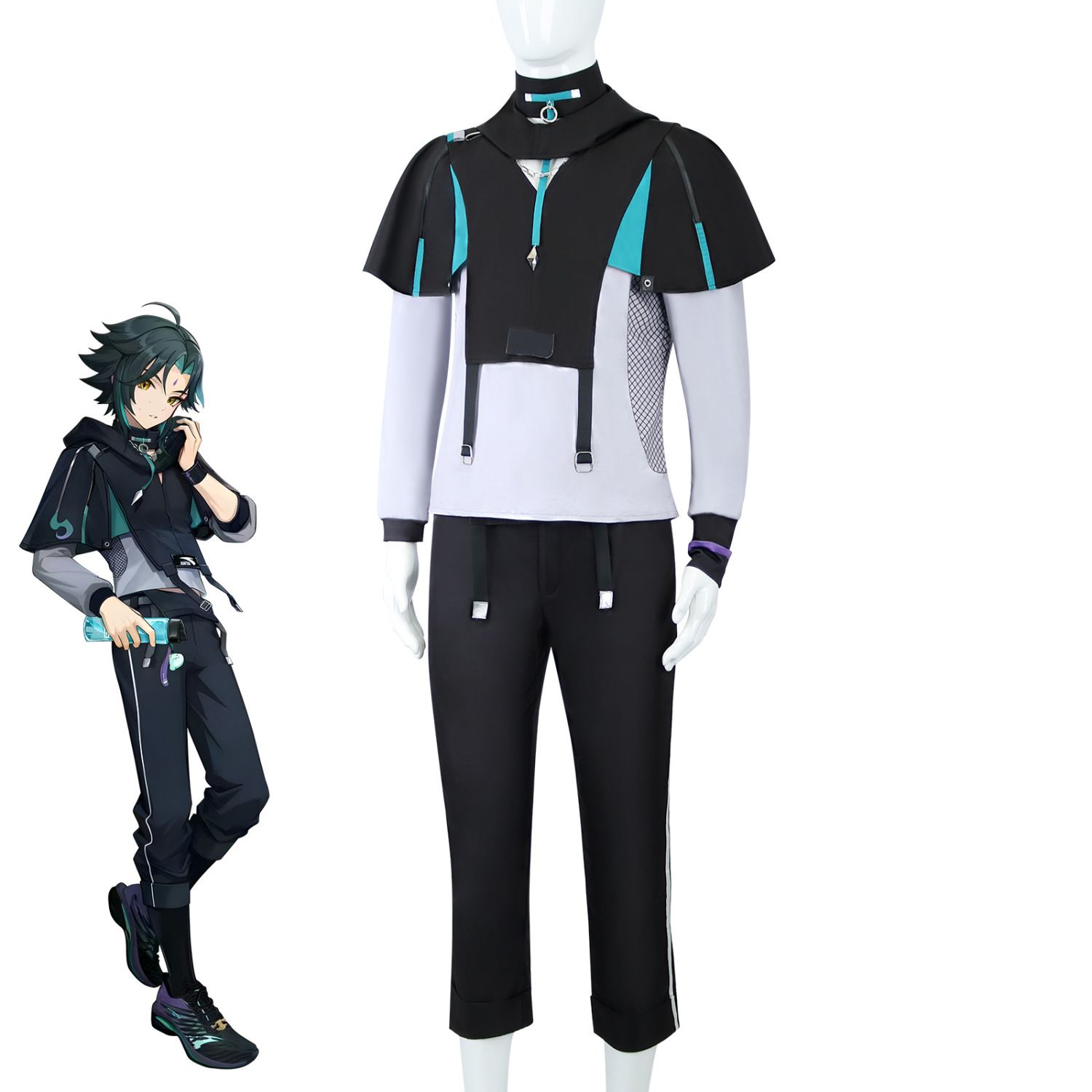 Costumi di Halloween XIAO, Abi - Anime Cosplay Outfits Male recensione e prezzo