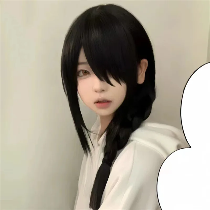 Anime Chainsaw Man Nayuta Parr - Anime Cosplay Long Black Hair recensione e prezzo