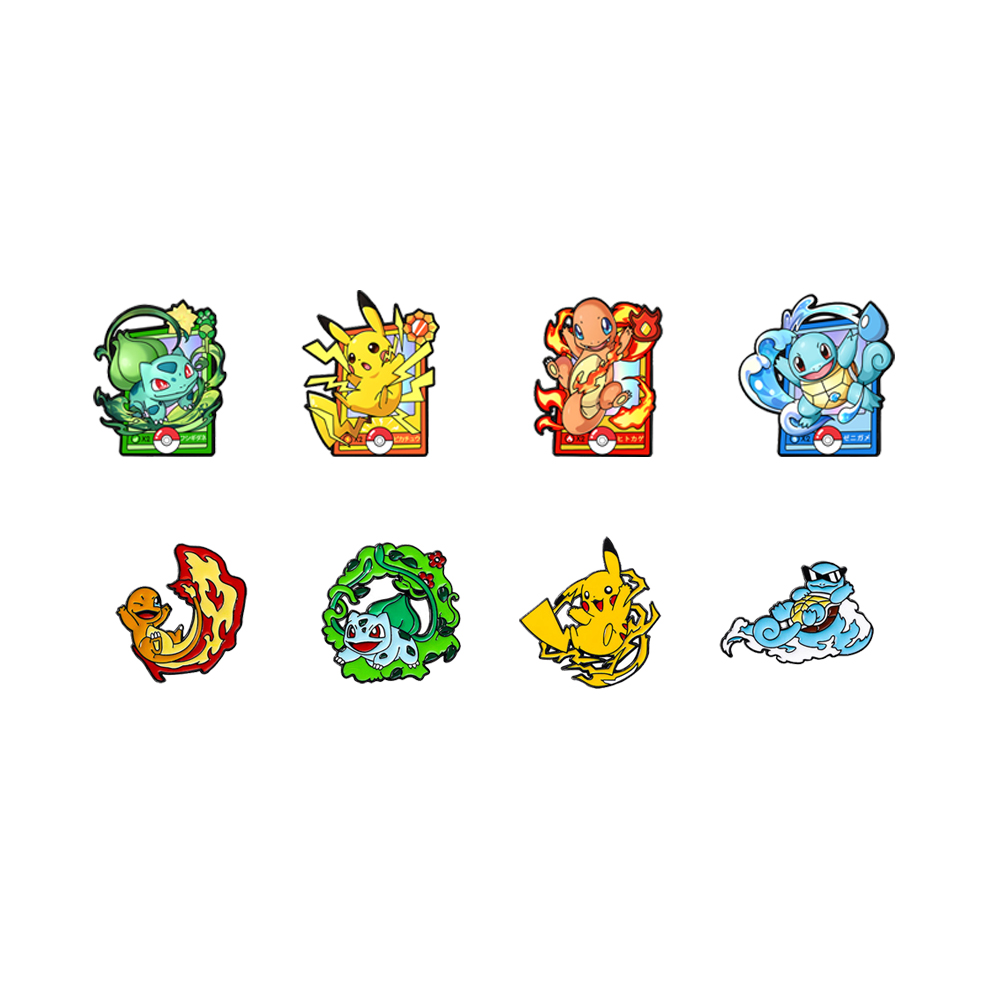 Set di 8 spille smaltate Pokém - Anime Cosplay Pokemon recensione e prezzo