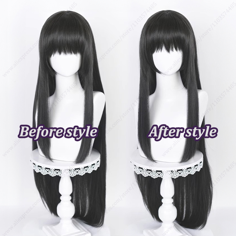 Akemi Homura 90cm lungo dritto - Anime Cosplay Long Black Hair recensione e prezzo