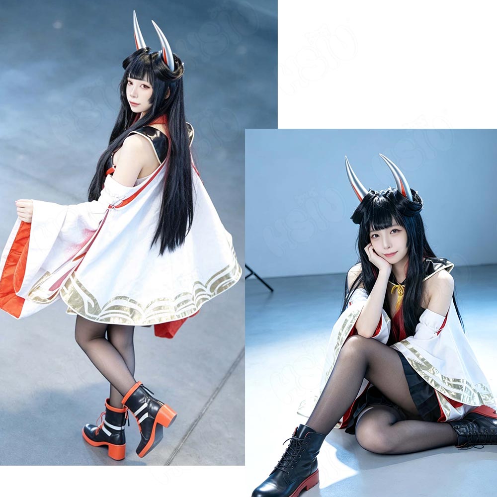 Parrucca Cosplay HSIU Game Azu - Anime Cosplay Long Black Hair recensione e prezzo