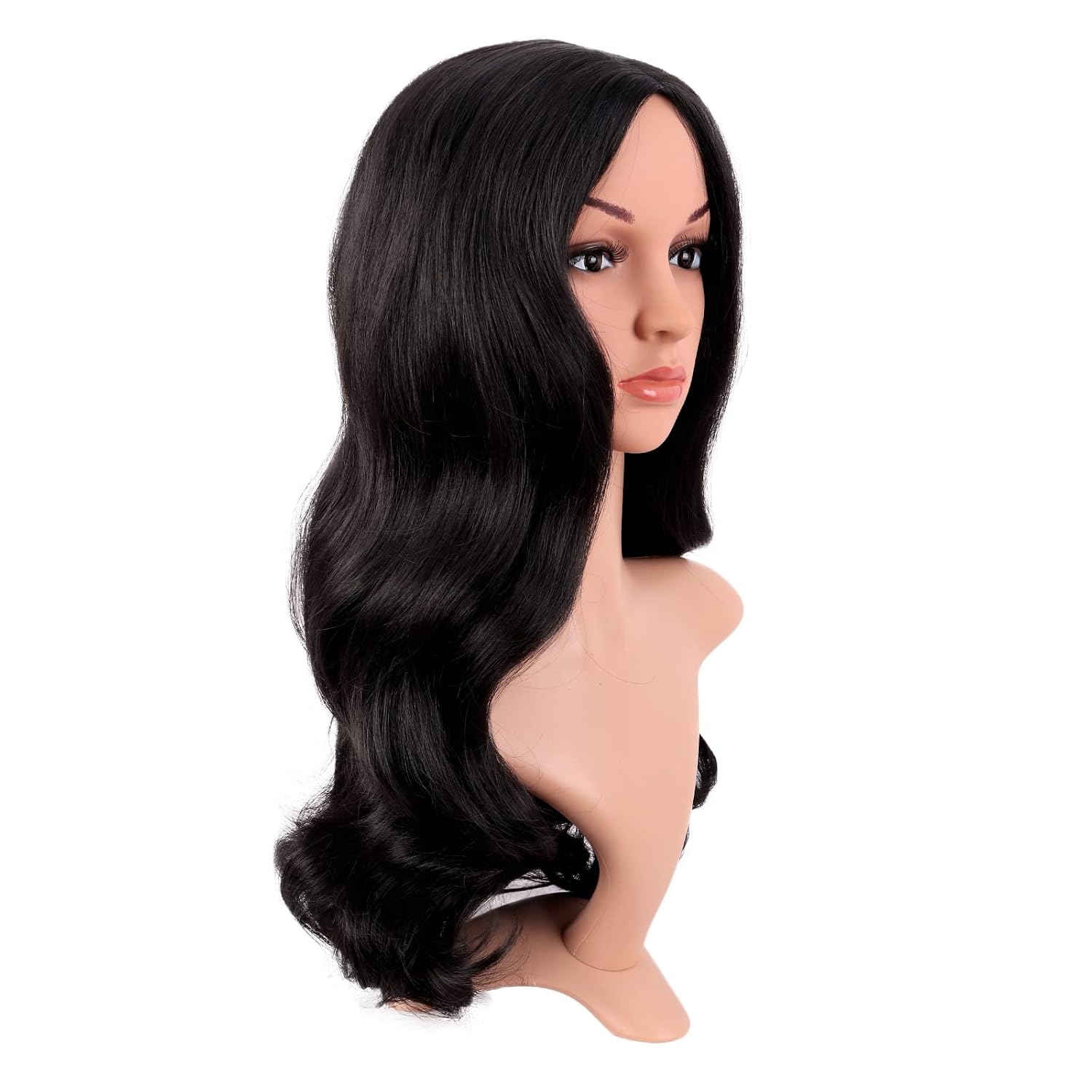 Parrucca Lunga Ricciuta con Pa - Anime Cosplay Long Black Hair recensione e prezzo