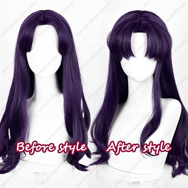 Parrucca cosplay EVA Misato Ka - Anime Cosplay Long Black Hair recensione e prezzo