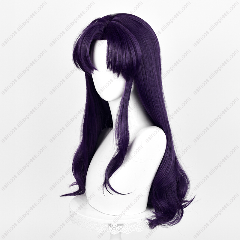 Parrucca cosplay EVA Misato Ka - Anime Cosplay Long Black Hair recensione e prezzo