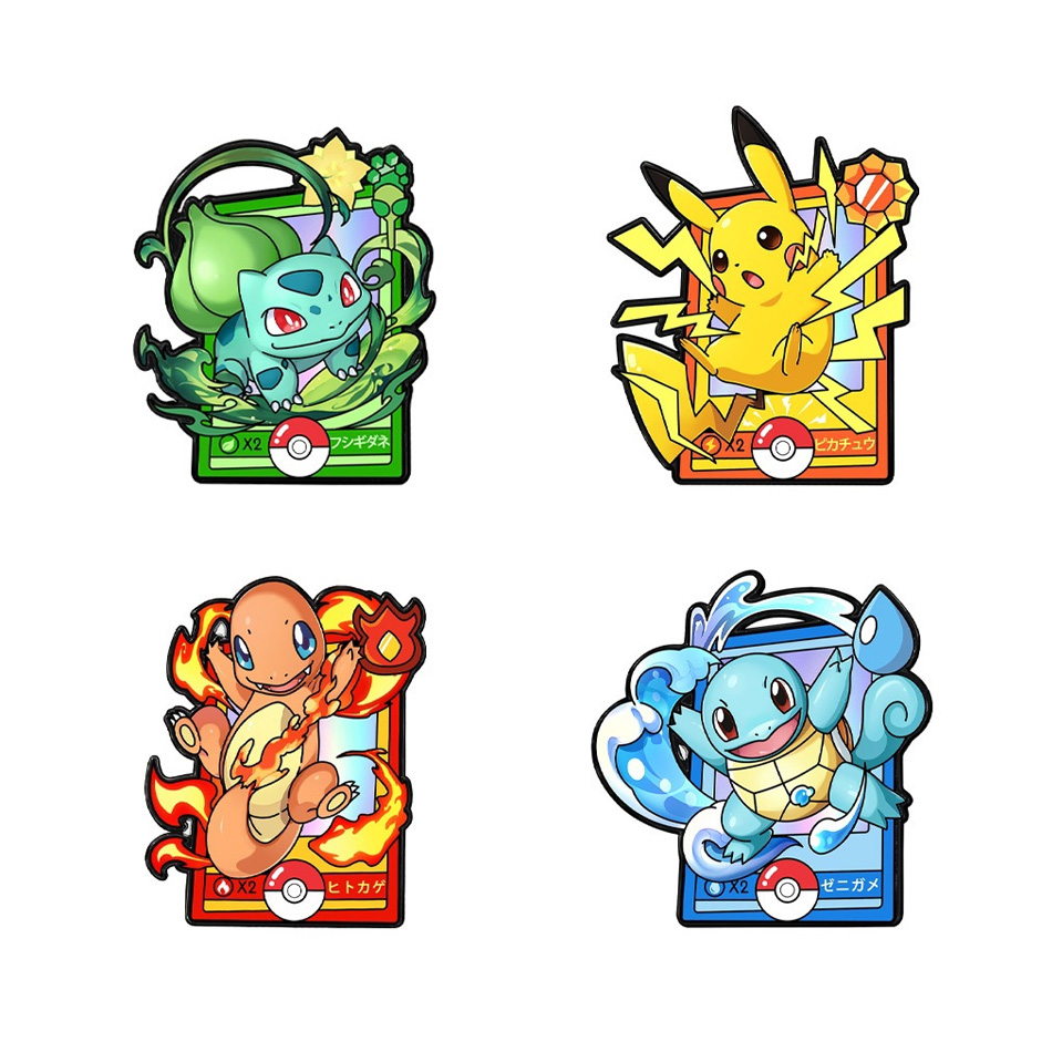 Set di 4 spille smaltate Pokém - Anime Cosplay Pokemon recensione e prezzo