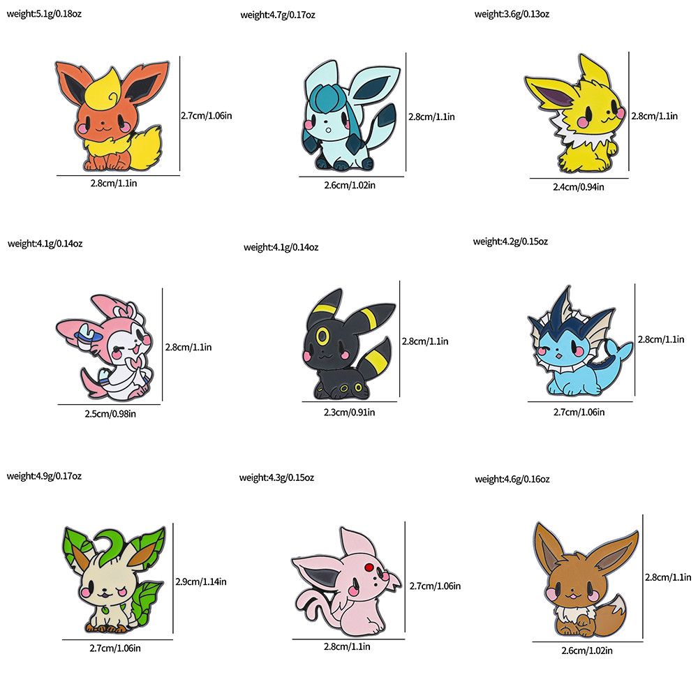 Graziose spille in smalto Poke - Anime Cosplay Pokemon recensione e prezzo