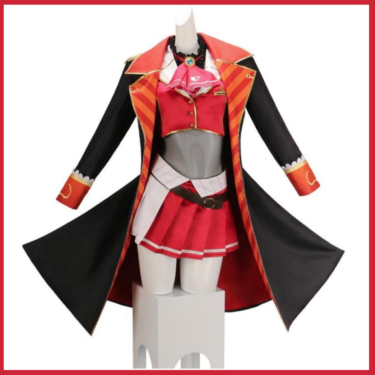 Virtual Idol VTuber Capitano B - Anime Cosplay Red recensione e prezzo
