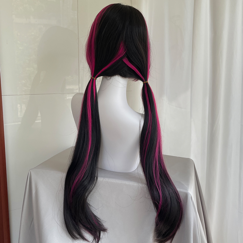 Parrucca Cosplay Draculaura di - Anime Cosplay Long Black Hair recensione e prezzo